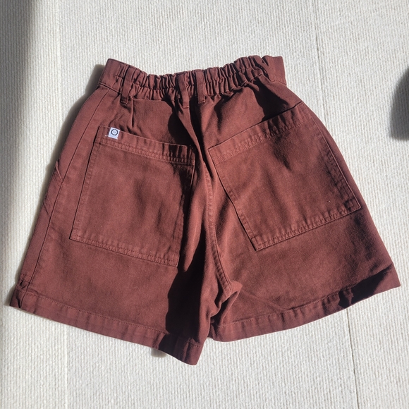 Big Bud Press High Work Shorts Cottom Fudge Brown XS Unisex - Picture 2 of 5